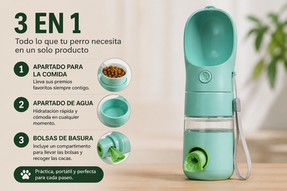 AquaPaw – Botella portátil de agua para mascotas