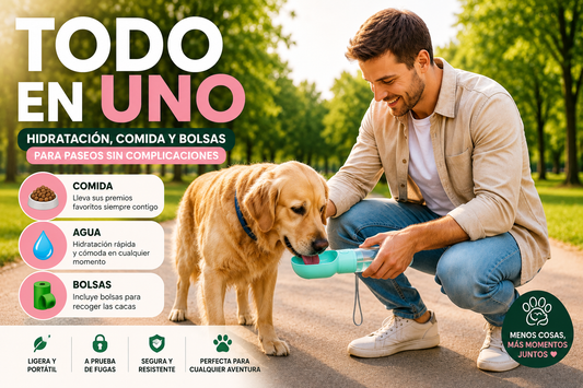 AquaPaw – Botella portátil de agua para mascotas